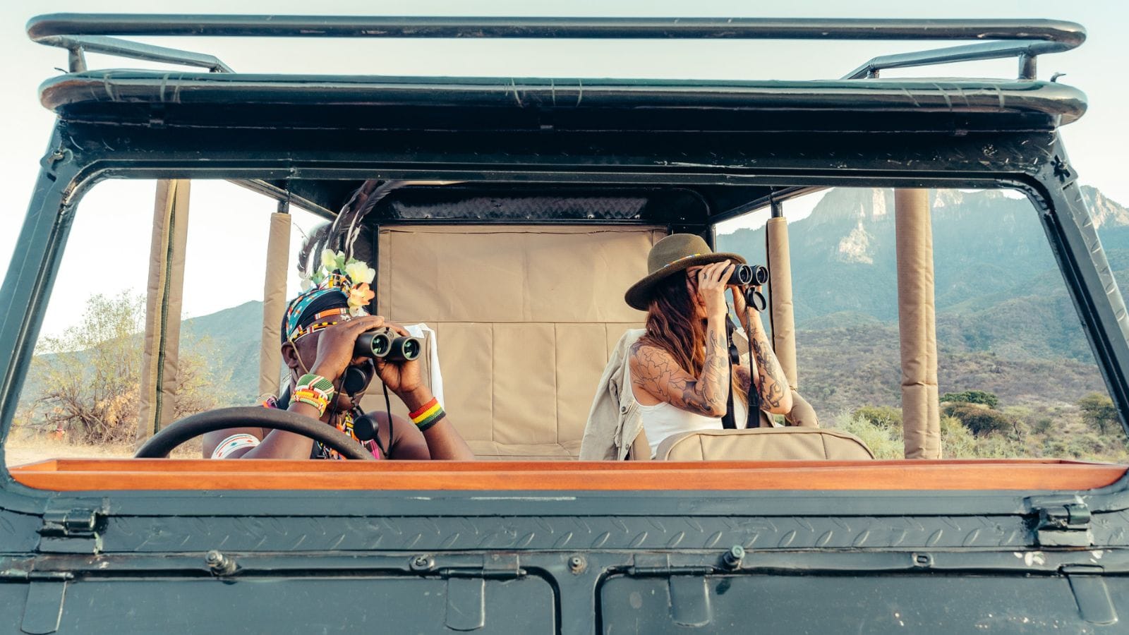 Solar-charged Defenders keep Kenyan rangers moving through the rains