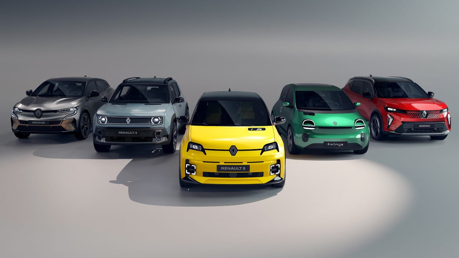 Renault's electric car lineup. (Image: Renault)