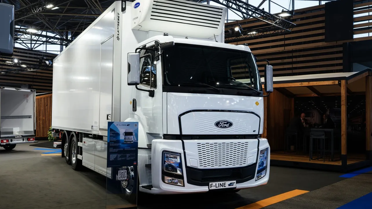 Ford Trucks F-Line E electric truck.